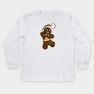 San Diego Padres Gingerbread Man Kids Long Sleeve T-Shirt